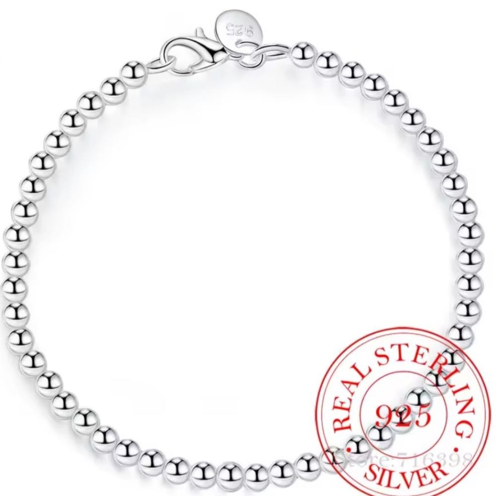 925 Sterling Silver Bracelet - Picture 4 of 8